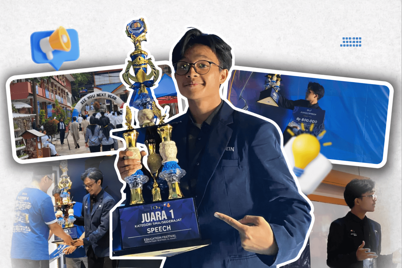 Muhammad Mulky Ayyubi Raih Juara 1 Speech Contest Bahasa Inggris